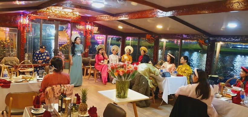 Hue: Perfume River Dinner Cruise with Traditional Show - Meeting at 49 Le Loi Street