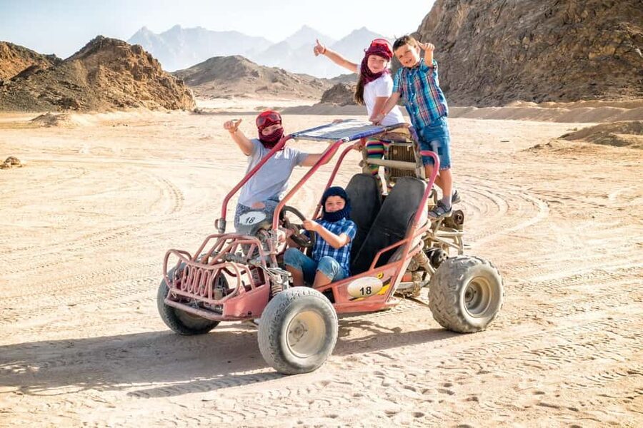 Hurghada: Jeep and ATV Quad with Dinner & Desert Fire Show - Key points to know before booking
