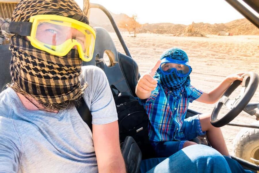 Hurghada: Jeep and ATV Quad with Dinner & Desert Fire Show - The jeep safari and the open desert