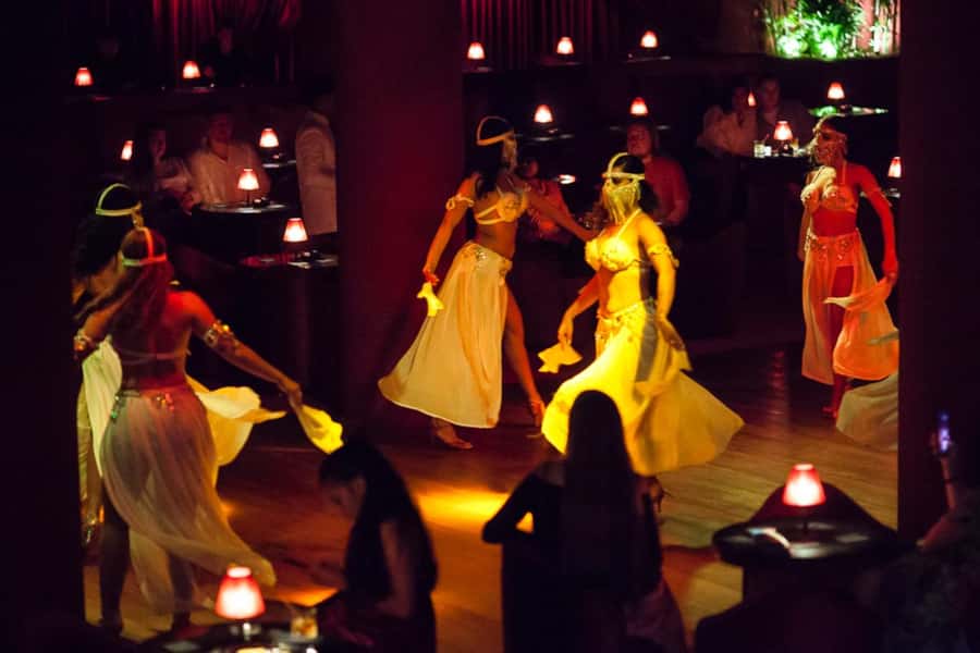 Hurghada: Naz Cabaret ticket with beverages - A secret-door entrance with old Cairo style