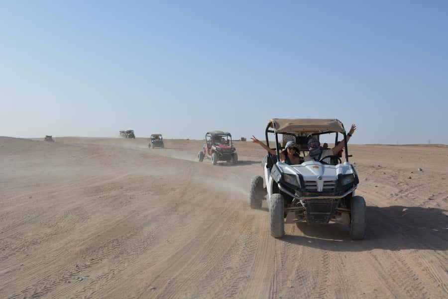 Hurghada: Quad and Buggy Safari with Dinner and Show - Oriental dancing, fire, and belly dancing