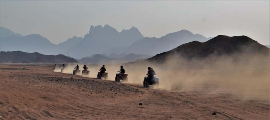 Hurghada: Quad Bike and Camel Ride with Dinner and Show - Reaching the Bedouin village