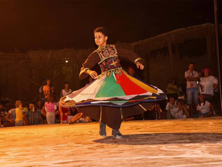 Hurghada: Sea & Desert Horse Tour, Stargazing, Dinner & Show - Two hours in the saddle, adjusted to your ability