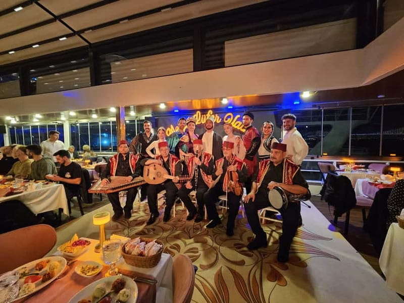 Istanbul: Bosphorus Dinner Cruise & Show with Private Table - Following the European shore past the palaces