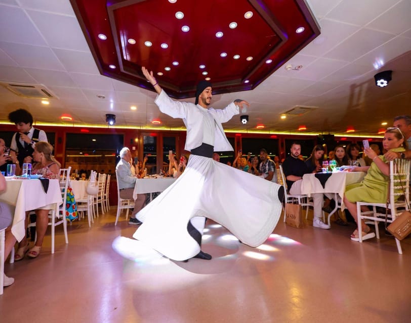 Istanbul: Dinner Cruise & Dance Shows with Private Table - Sailing past Istanbul’s landmarks after dark