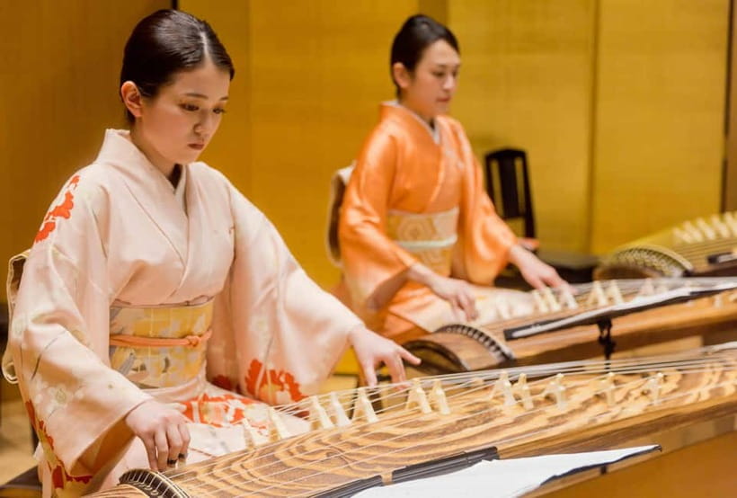 Japanese Traditional Music Show in Tokyo - What you will hear: koto, shamisen, shakuhachi, and taiko