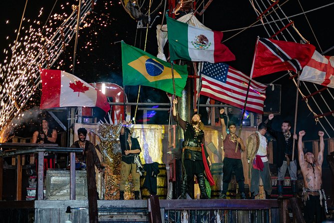 Jolly Roger Pirate Show and Dinner in Cancun - Captain Black Jack’s search for the Golden Fleece