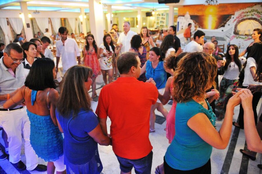 Kamari: Greek Show, Buffet Dinner, and Drinks at Dimitris - Included drinks, and what costs extra