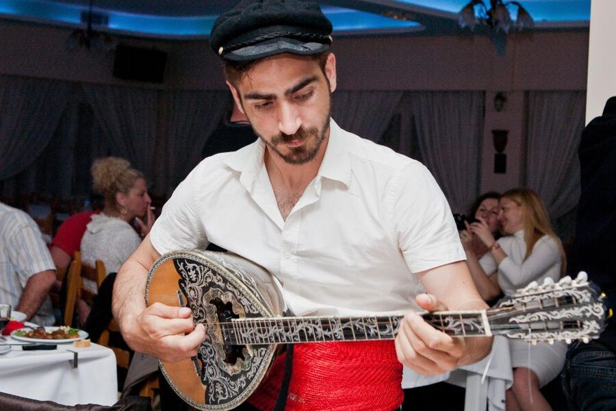 Kamari: Greek Show, Buffet Dinner, and Drinks at Dimitris - The music and dancing at 9 p.m.