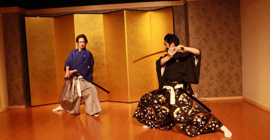 Kyoto: Samurai Kenbu Traditional Sword Dancing Show - The opening lesson on samurai customs
