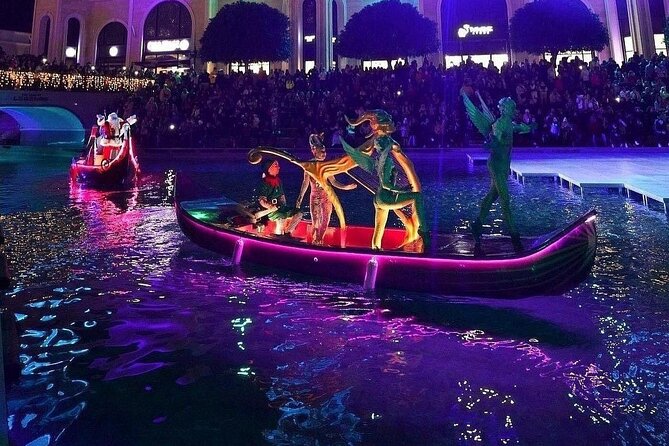 Land of Legends Night Show in Antalya – Round Transfer Included - The boat parade brings the storybook setting to life