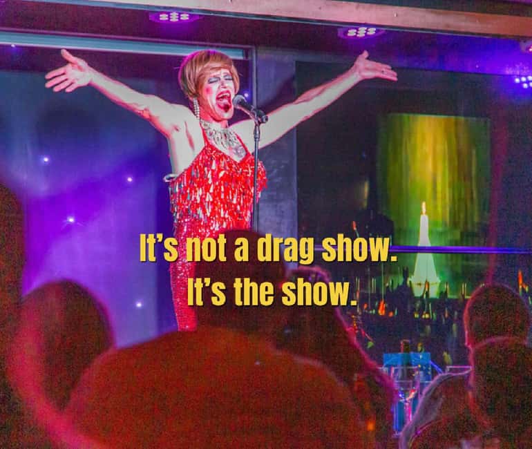 Lanzarote: MHT Comedy Drag Dinner Show - Drinks and seating can affect the experience