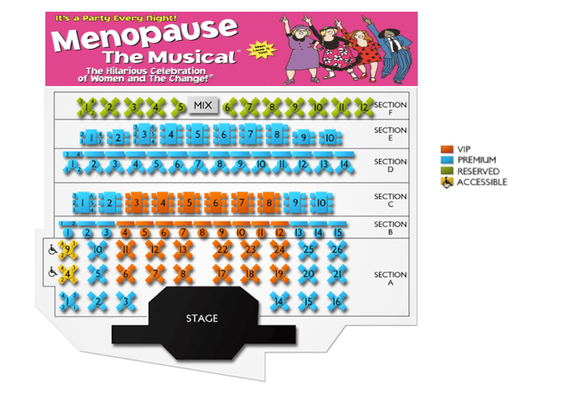 Las Vegas: Menopause the Musical at Harrah's Hotel & Casino - What the 90-minute running time means