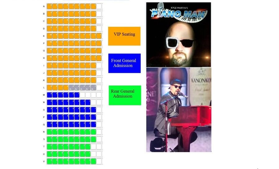 Las Vegas: Piano Man by Kyle Martin Live Show Tickets - Key points at a glance