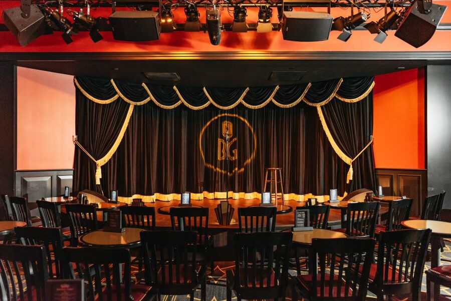 Las Vegas Strip: Brad Garrett’s Comedy Club at MGM Grand - The MGM Grand setting and the walk to the club