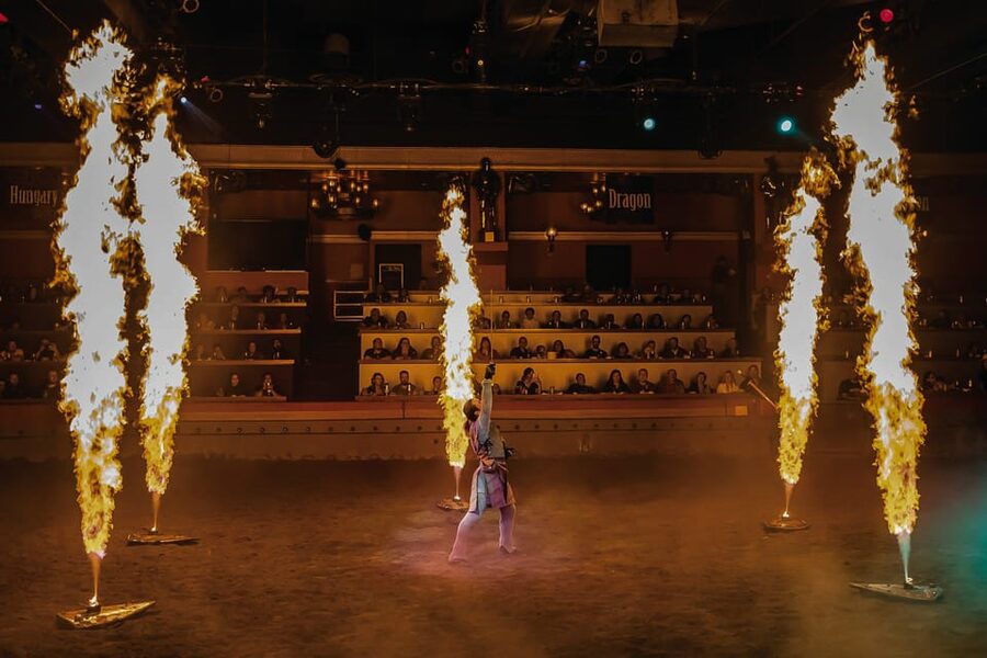 Las Vegas: Tournament of Kings Show at Excalibur - Is the dinner included value for the ticket?
