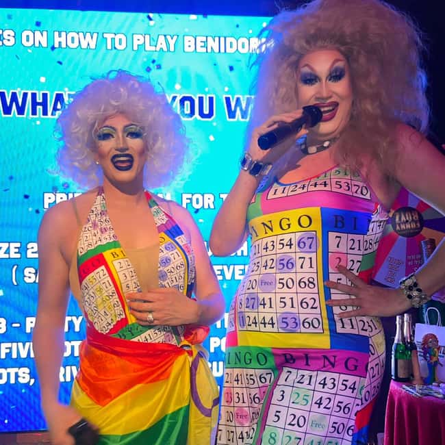Liverpool: FunnyBoyz Benidorm Bingo Cabaret Show (Fridays) - Benidorm Bingo gives the night its structure