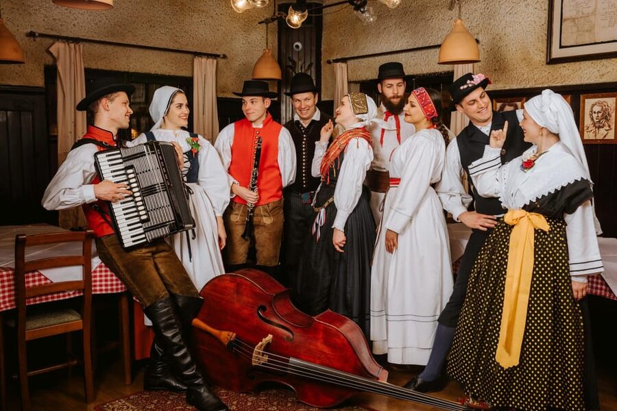 Ljubljana: Traditional Slovenian Dinner and Show - Learning the polka instead of just watching it