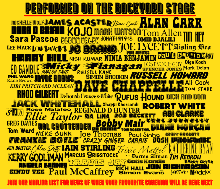 London: Friday Night at The Backyard Comedy Club - Key points to know before Friday night