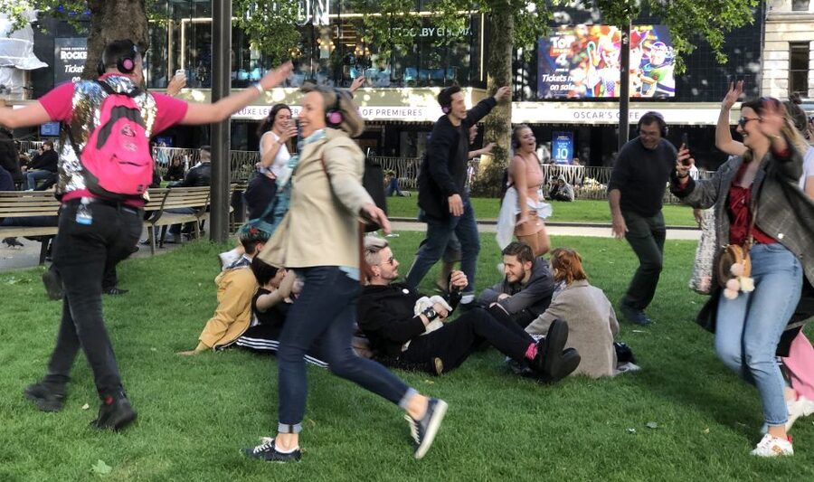 London West End Musical Silent Disco Walking Tour Top 1% - Prince Edward Theatre, Soho, and Sondheim Theatre