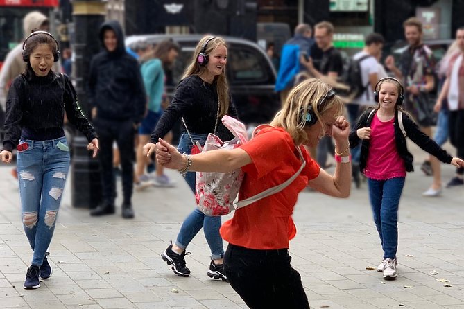 London West End Musical Silent Disco Walking Tour Top 1% Rated - Opera, comedy, and Leicester Square