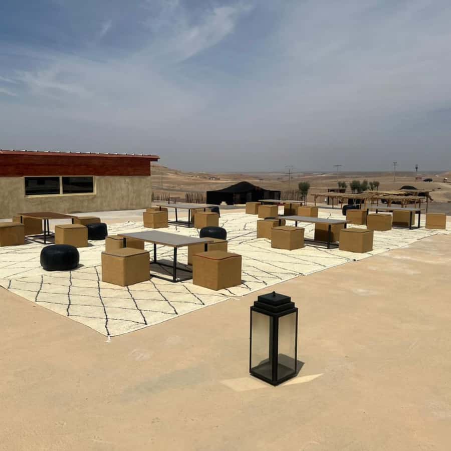 Luxury Agafay Desert : Quad , Camel Ride, Pool & Dinner Show - Pool time at the desert camp