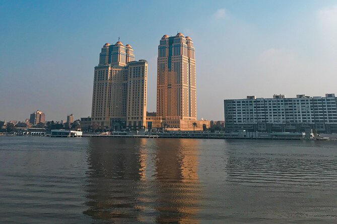 Luxury Cairo Nile Dinner Cruise and Show - Nile Maxim Cruise - Arriving at the Nile Maxim after dark