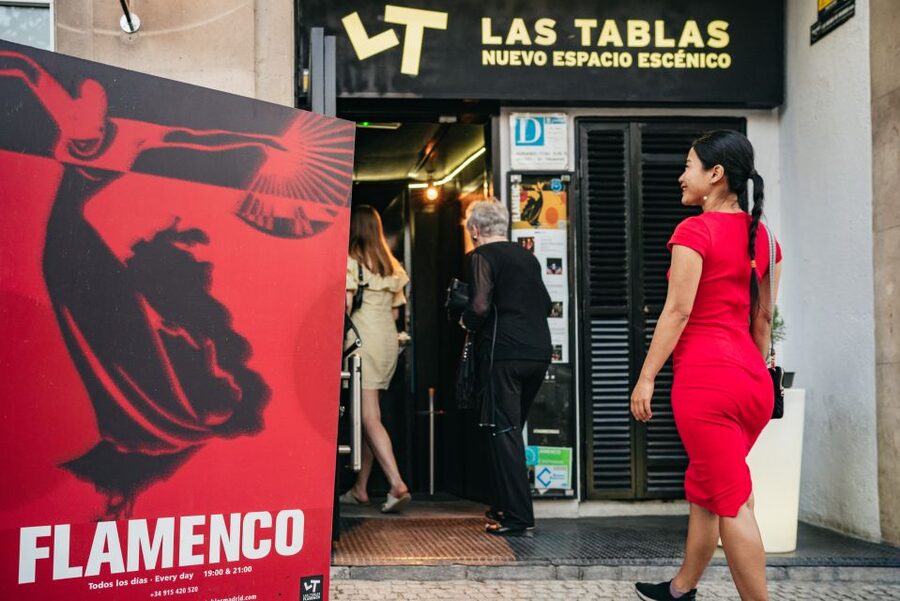 Madrid: Flamenco Show at Tablao "Las Tablas" with Drink - Finding the entrance near Plaza de España