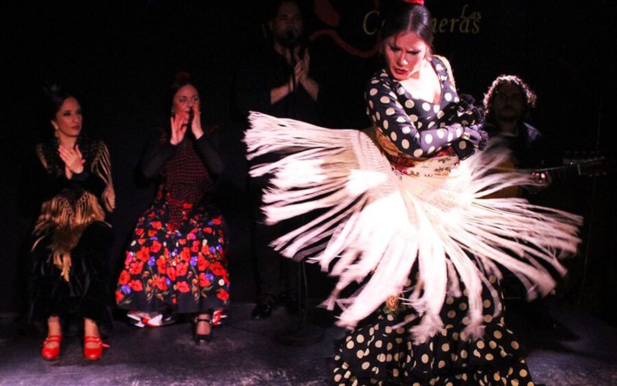 Madrid: Flamenco Show with Tapas and Wine Tour - San Miguel Square is a useful starting point