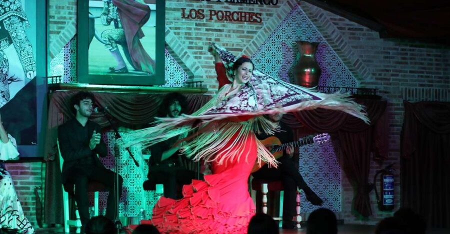 Madrid: Los Porches Flamenco Show with Tapas and Wine Ticket - What happens during the two-hour show
