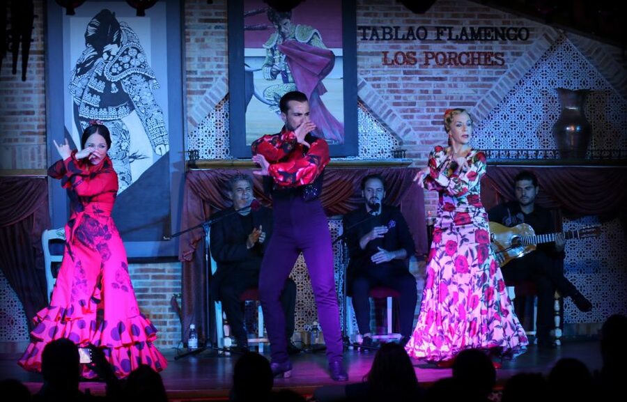 Madrid: Los Porches Flamenco Show with Tapas and Wine Ticket - Three stages, three moods