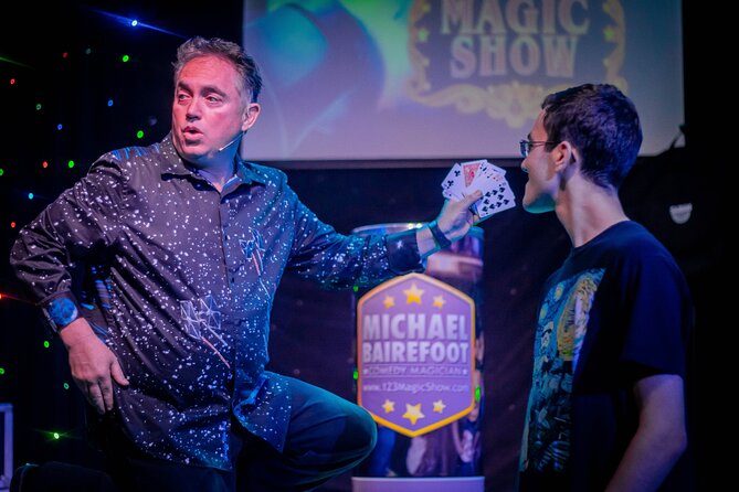 Magic & Comedy Show Starring Michael Bairefoot - How the 90-minute performance unfolds