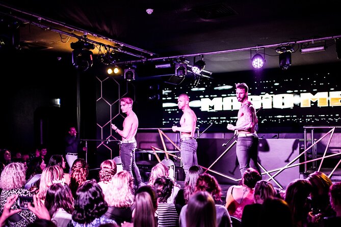 Magic Men Brisbane Cabaret Show - Why the included sparkling wine and snacks matter