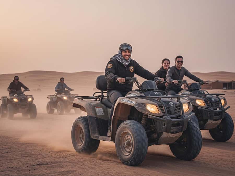 Makadi Bay: 2H Quad Bike, Camel, Stargazing, Dinner & Show - Pickup times from Makadi Bay, Hurghada, and beyond