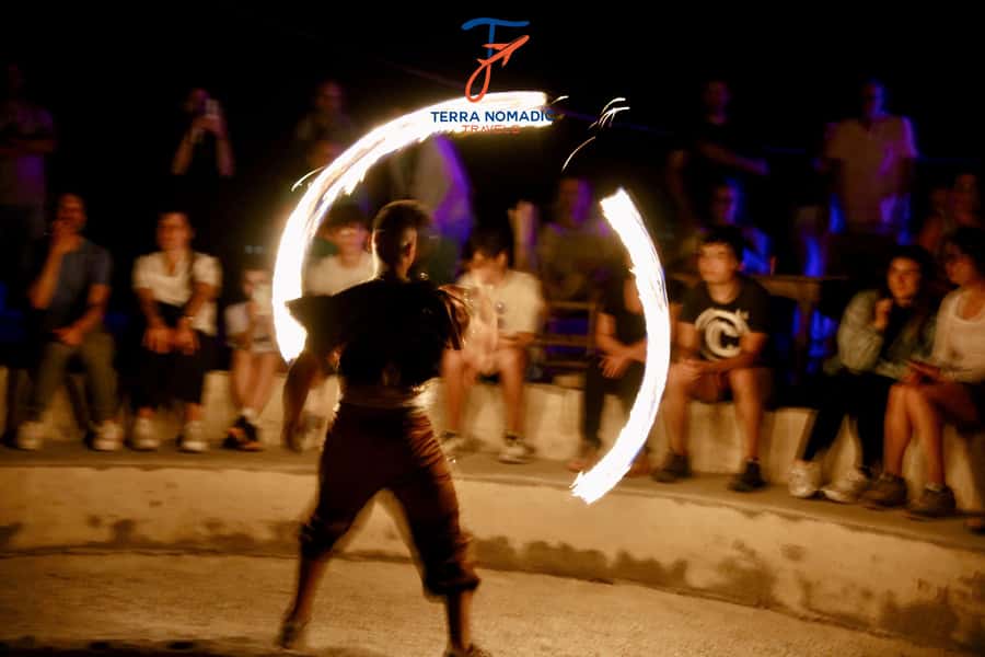 Marrakech: Agafay Camel Ride Sunset and Dinner with Show - Berber music and the fire show