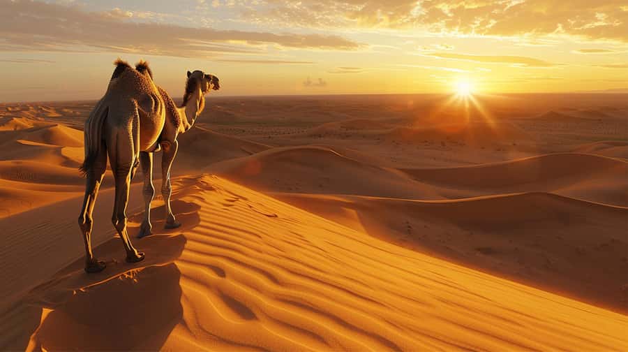 Marrakech: Agafay Desert Camel Ride, Dinner, Fire Show - A desert pool offers a welcome break
