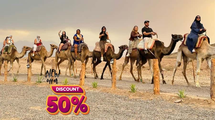 Marrakech: Agafay Desert Camel Ride, Dinner, Fire Show - What the $15 price really gives you