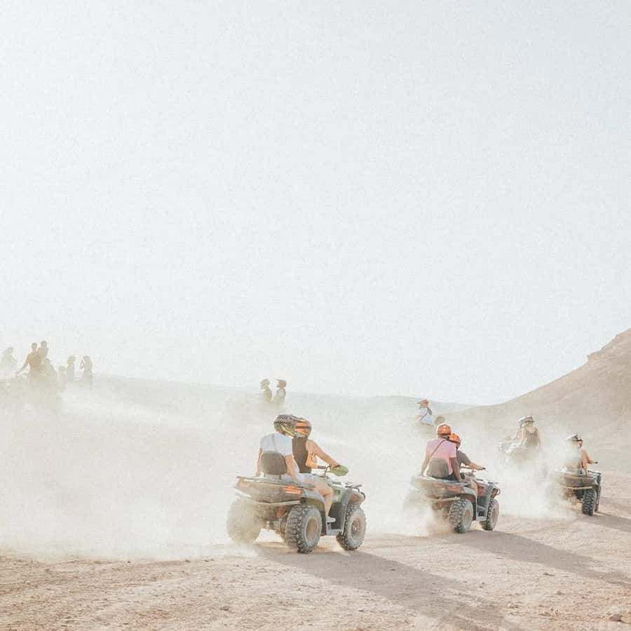 Marrakech: Agafay Desert Camel Ride & Quad with Dinner Show - Twenty minutes on a shared quad