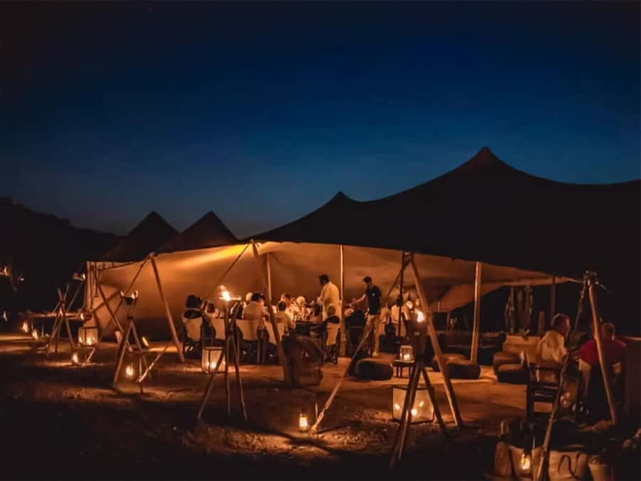 Marrakech: Agafay Desert Camel Ride with Dinner & Show - The argan oil factory stop