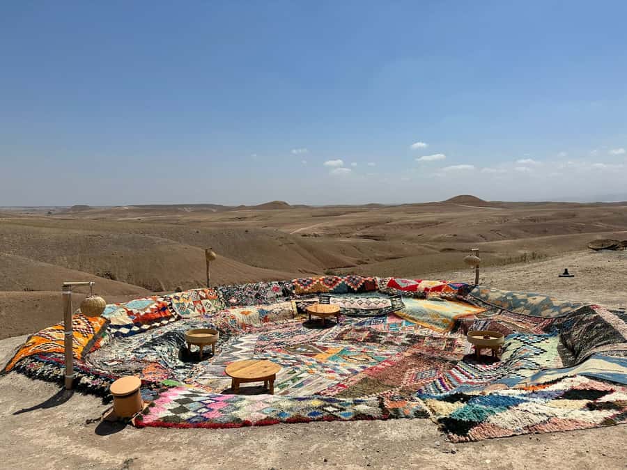 Marrakech: Agafay Desert Dinner, Camel Ride, and Music Show - Dinner under the Agafay sky