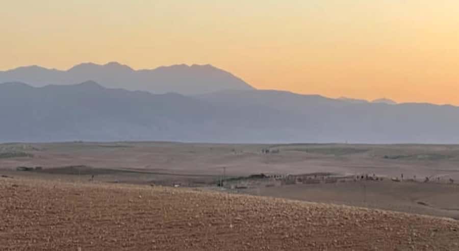 Marrakech: Agafay Desert Dinner, Camel Ride, & Show - Dinner under the open sky