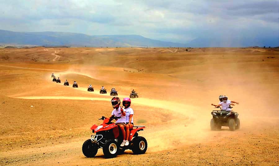 Marrakech: Agafay Desert Dinner Show with Quad Bike & Camel - Music, Berber performance, and the fire finale