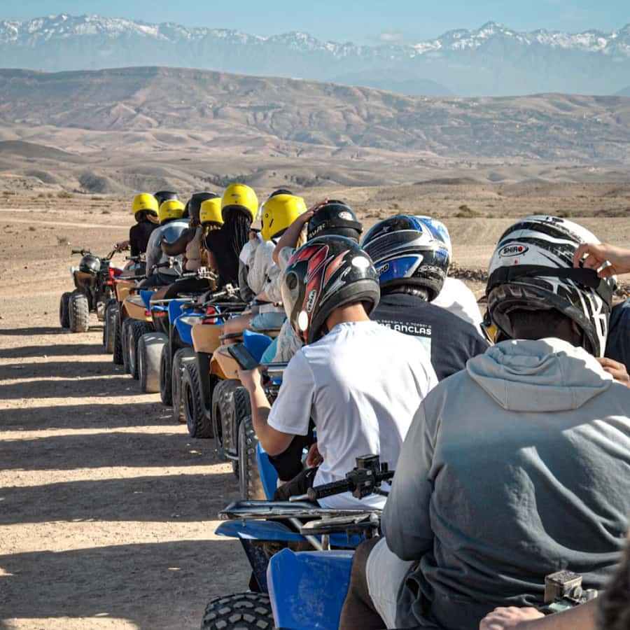 Marrakech: Agafay Desert Quad Biking, Camel Ride Fire Show - The Argan Oil Women’s Cooperative stop