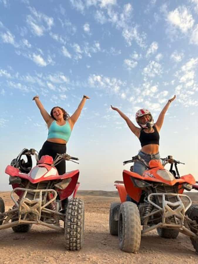 Marrakech: Agafay Desert Quad Biking with Dinner & Show - Dinner under the desert sky