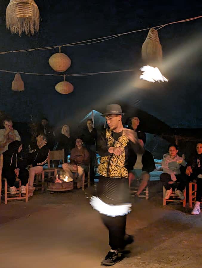 Marrakech: Agafay Desert Quad & Camel Rides, Dinner & Show - Tea, tents, and a Moroccan dinner