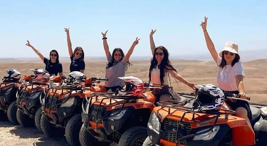 Marrakech: Agafay Desert Quad Camel Rides, Pool, Dinner Show - The desert pool changes the rhythm