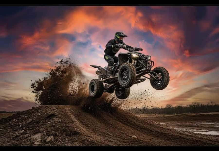 Marrakech: Agafay Desert Quad & Camel Rides with Dinner Show - Quad biking across rocky desert tracks