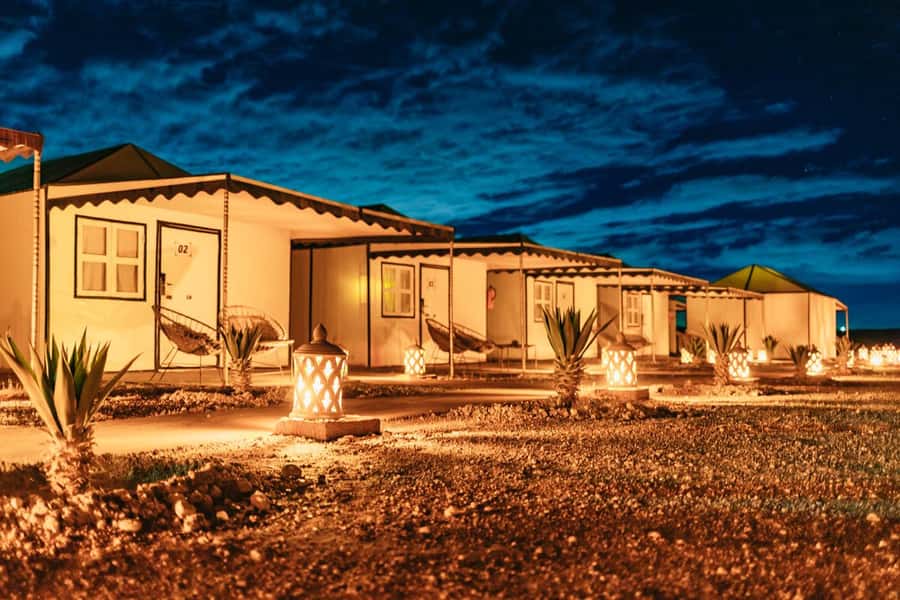 Marrakech: Agafay Desert Retreat, Tent, Dinner, Show & Pool - Choosing between shared and private tents