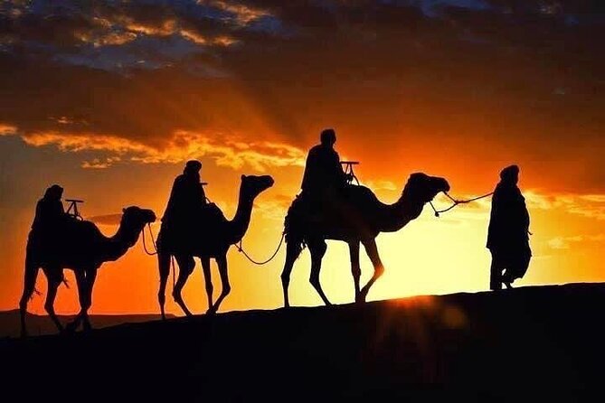 Marrakech: Agafay Desert Sunset, Camel Ride, and Dinner Show - Sunset views, sweets, and the camp setting