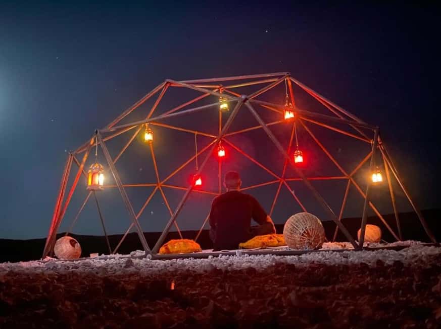 Marrakech :Agafay Desert Sunset Camel Ride & Dinner show - The Short Camel Ride at Sunset
